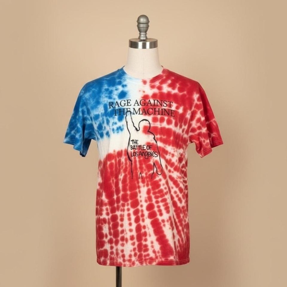 Rage Against The Machine Battle of LA Tie-Dye Tee XL